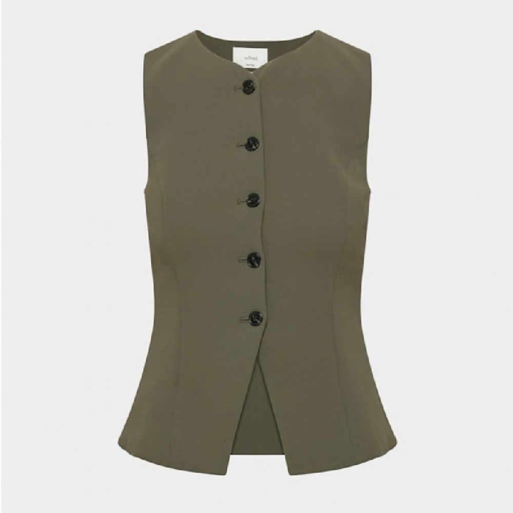 Aritzia Olive Green Vest